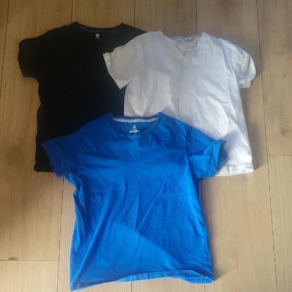 Kids' Black, White, and Blue T-Shirt Set